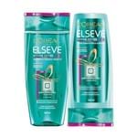 Kit Elseve Shampoo Hydra Detox 375ml + Condicionador 170ml