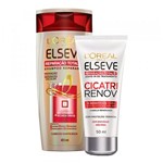 Ficha técnica e caractérísticas do produto Kit Elseve Shampoo Reparação Total 5 + Leave-in de Tratamento Cicatri Renov