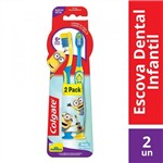 Ficha técnica e caractérísticas do produto Kit 2 Escova Dental Colgate Kids Minions Pega-Pop 6+