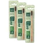 Ficha técnica e caractérísticas do produto Kit Escova Dental de Bambú Boni Natural com 3 Unidades - Tricae