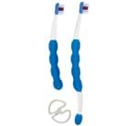 Ficha técnica e caractérísticas do produto Kit Escova Dental Learn To Brush Azul Mam