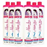 Ficha técnica e caractérísticas do produto Kit 3 Escova Progressiva Madame Hair Argan Oil - Kit 2x1 Litro