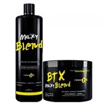 Ficha técnica e caractérísticas do produto Kit Escova Progressiva Maxy Blend + Btx Maxy Blend - 1kg