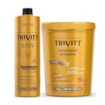 Ficha técnica e caractérísticas do produto Kit Escova Progressiva Profissional Trivitt Liss e Hidratação Intensiva