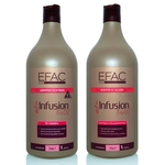 Kit Escova Progressiva Sem Formol 1L EFAC Infusion Max (2x1 litro)