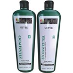 Kit Escova Progressiva Silver Carbocisteína - 1 Shampoo Antiresíduo e 1 Gloss de Tratamento de 500 Ml