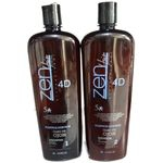 Ficha técnica e caractérísticas do produto Kit Escova Progressiva Zen Hair 2x1l