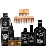 Ficha técnica e caractérísticas do produto Kit Escurecedor Barba e Cabelo Mais Kit Hidratação da Barba