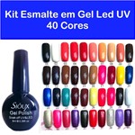 Ficha técnica e caractérísticas do produto Kit Esmalte em Gel LED UV Sioux Gecika 40 Unidades - Gécika