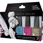 Ficha técnica e caractérísticas do produto Kit Esmaltes Tinker Bell: Magic Dreams 9ml (3 Unidades)