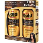 Ficha técnica e caractérísticas do produto Kit Especial Shampoo + Condicionador Niely Gold Chocolate 500ml