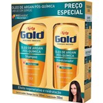 Ficha técnica e caractérísticas do produto Kit Niely Gold Óleo de Argan Shampoo 300ml + Condicionador 200ml