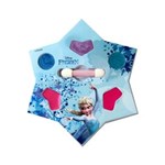 Ficha técnica e caractérísticas do produto Kit Estojo Frozen Batom Sombra Blush Maquiagem Infantil