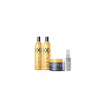 Kit Exo Hair Exoplastia Alisamento 2x500ml + Nanotron Mask 250g + NBright