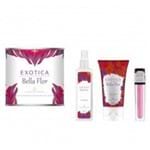 Kit Exotica Bella Flor (Body Splash + Body Lotion + Gloss)
