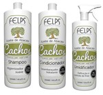 Ficha técnica e caractérísticas do produto Kit Felps Cachos Azeite de Abacate Low Poo Shampoo Cond Umidificador - Felps Profissional