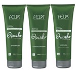 Ficha técnica e caractérísticas do produto Kit Felps Profissional Quiabo Cuidado Diário Shampoo + Condicionador + Máscara