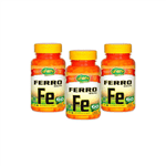 Kit 3 Ferro Quelato Fe 14mg Unilife 60 Cápsulas