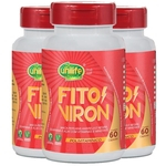 Kit 2 Fito Viron - Maca Amarela e Negra + Vitaminas 60 cáp Unilife