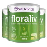 Kit 3 Floraliv - Sanavita - Regulador Intestinal 225g