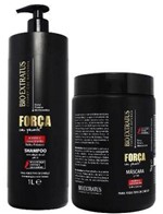 Ficha técnica e caractérísticas do produto Kit Força com Pimenta Shampoo 1 Litro + Máscara 1 KG - Bio Extratus