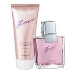 Ficha técnica e caractérísticas do produto Kit Forever For Women Com Perfume Feminino Edp E Hidratante Perfumado Lonkoom
