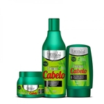 Ficha técnica e caractérísticas do produto Kit Forever Liss Cresce Cabelo Shampoo 500ml+máscara 250g+ Leave In 140g