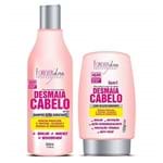Ficha técnica e caractérísticas do produto Kit Forever Liss Desmaia Cabelo Shampoo 500ml+ Leave In 150g