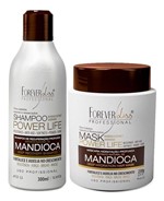 Ficha técnica e caractérísticas do produto Kit Forever Liss Mandioca Shampoo 300ml + Máscara 250g