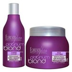 Ficha técnica e caractérísticas do produto Kit Forever Liss Platinum Blond Matizador Shampoo e Mascara