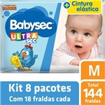 Ficha técnica e caractérísticas do produto Kit Fralda Babysec Galinha Pintadinha Ultrasec M - 144 Unids