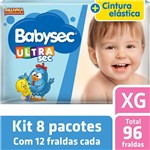 Ficha técnica e caractérísticas do produto Kit Fralda Babysec Galinha Pintadinha Ultrasec XG - 96 Unids