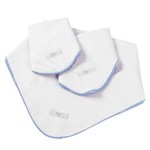 Ficha técnica e caractérísticas do produto Kit 3 Fraldas de Boca Beth Bebê Babinhas Confort Azul Claro