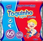 Ficha técnica e caractérísticas do produto Fralda Descartável Infantil Toquinho de Gente Premium Barato XG 70 Unidades - Toquinho Premium