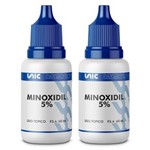 Ficha técnica e caractérísticas do produto Kit 2 Frascos de Minoxidil 5% com 60ml Unicpharma