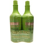 Ficha técnica e caractérísticas do produto Kit Cresce Fios G.hair – Shampoo E Condicionador Cresce Fios - G. Hair