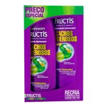 Kit Garnier Fructis Cachos Poderosos Shampoo 400ml + Condicionador 200ml