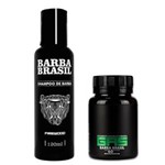 Ficha técnica e caractérísticas do produto Kit Gas e Shampoo - Crescimento Barba Brasil