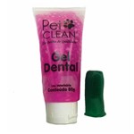 Ficha técnica e caractérísticas do produto Kit Gel Dental Pet Clean com Dedeira para Cães e Gatos