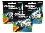 Ficha técnica e caractérísticas do produto Kit Gillette 12 Cargas Mach 3 Regular + Brinde Necessaire