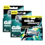 Ficha técnica e caractérísticas do produto Kit Gillette com 10 Cargas Mach3 Regular