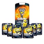 Ficha técnica e caractérísticas do produto Kit Gillette Fusion Proshield Aparelho + 12 Cargas