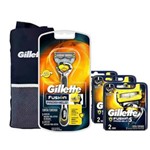 Ficha técnica e caractérísticas do produto Kit Gillette Fusion Proshield Aparelho+6 Cargas +Porta Chuteira