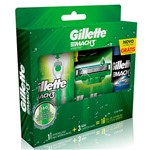 Ficha técnica e caractérísticas do produto Kit Gillette Mach3 Aqua-Grip Sensitive + 2 Cargas + Gel de Barbear Complete Defense 72 Ml