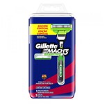 Ficha técnica e caractérísticas do produto Kit Gillette Mach3 Sensitive Aparelho de Barbear Barcelona + 2 Cargas