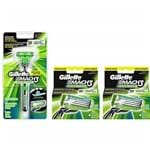 Ficha técnica e caractérísticas do produto Kit Gillette Sensitive Aparelho + 8 Cargas