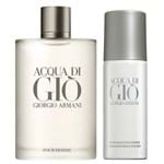 Ficha técnica e caractérísticas do produto Kit Giorgio Armani - Acqua Di Giò Homme Eau de Toilette 200ml + Desodorante Kit