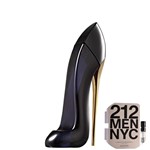 Ficha técnica e caractérísticas do produto KIT Good Girl Carolina Herrera Eau de Parfum - Perfume Feminino 30ml+212 Men NYC Eau de Toilette