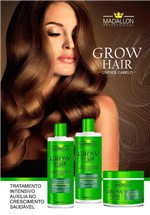 Ficha técnica e caractérísticas do produto Kit Grow Hair Cresce Cabelo Madallon 500Ml