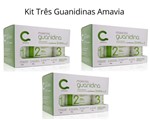 Ficha técnica e caractérísticas do produto Kit 3 Guanidina Amavia Make Liss Liso Alisamento Relaxamento